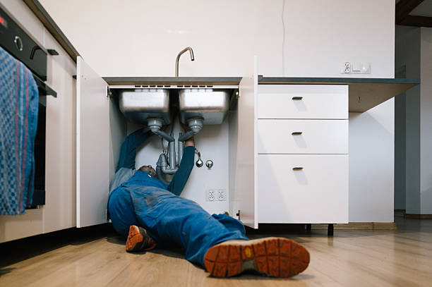 Professional Drain Cleaning technician working in North Star, OH